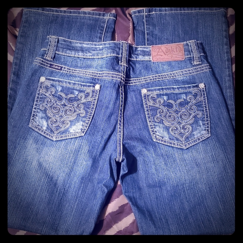 Beautiful Adiktd jeans 27x28, size 2 midrise